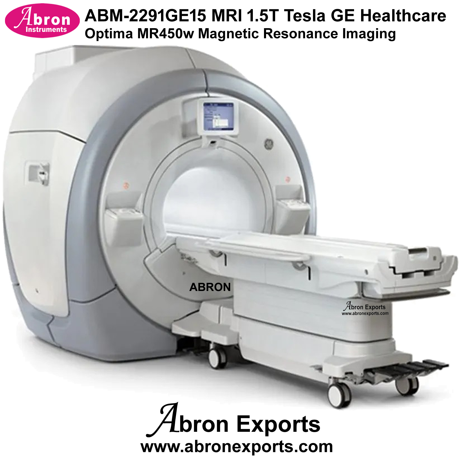 MRI 1.5T Tesla GE Healthcare Optima MR450w Magnetic Resonance Imaging New Referbished Hospital Medical Abron ABM-2291GE15 MMMM